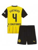 Borussia Dortmund Nico Schlotterbeck #4 Kotipaita Lasten 2024-25 Lyhythihainen (+ shortsit)